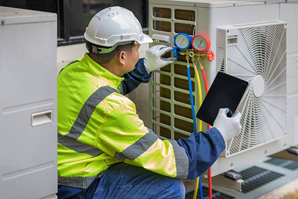 Professional Ductwork Repair technician working in Meridian, OK